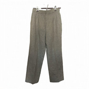 Vintage 80s/90s Wool Blend High Waist Grey Trousers Japan Pleated Straight Leg